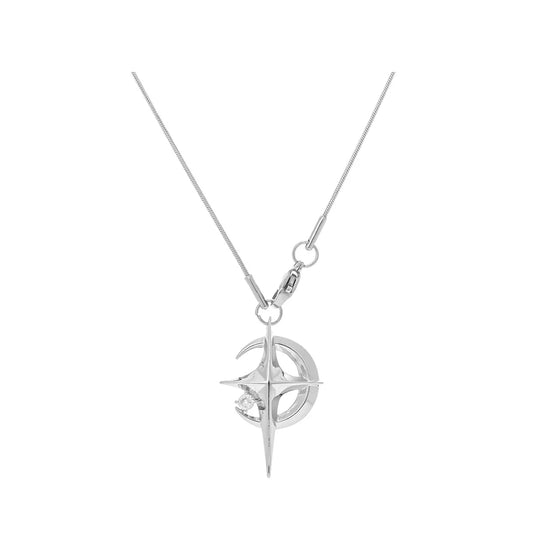 Moon Star Pendant Necklace